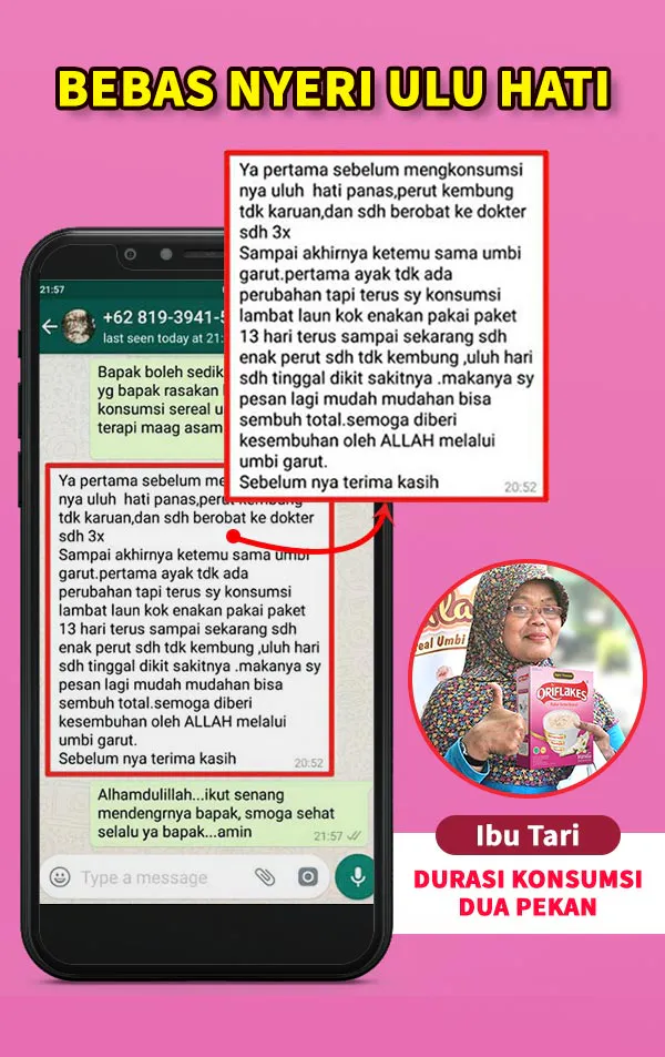 Testimoni pengguna Oriflakes